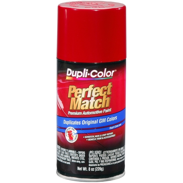 Diversified Brands Perfect Match Automotive Paint, Gm Bright Red, 8 Oz Aerosol Can BGM0388